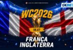 França - Inglaterra: grande duelo pelo bronze no World Championship